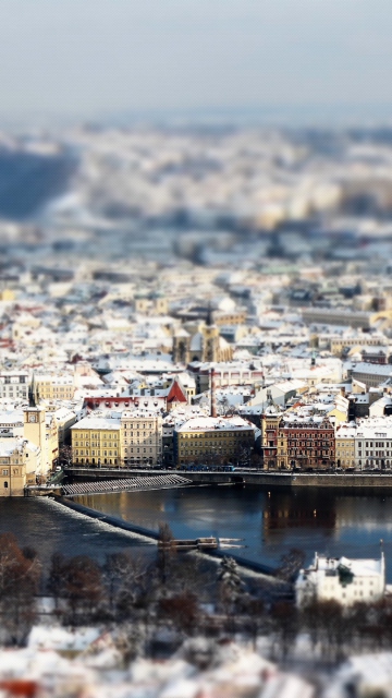 Screenshot №1 pro téma Prague Winter Panorama 360x640