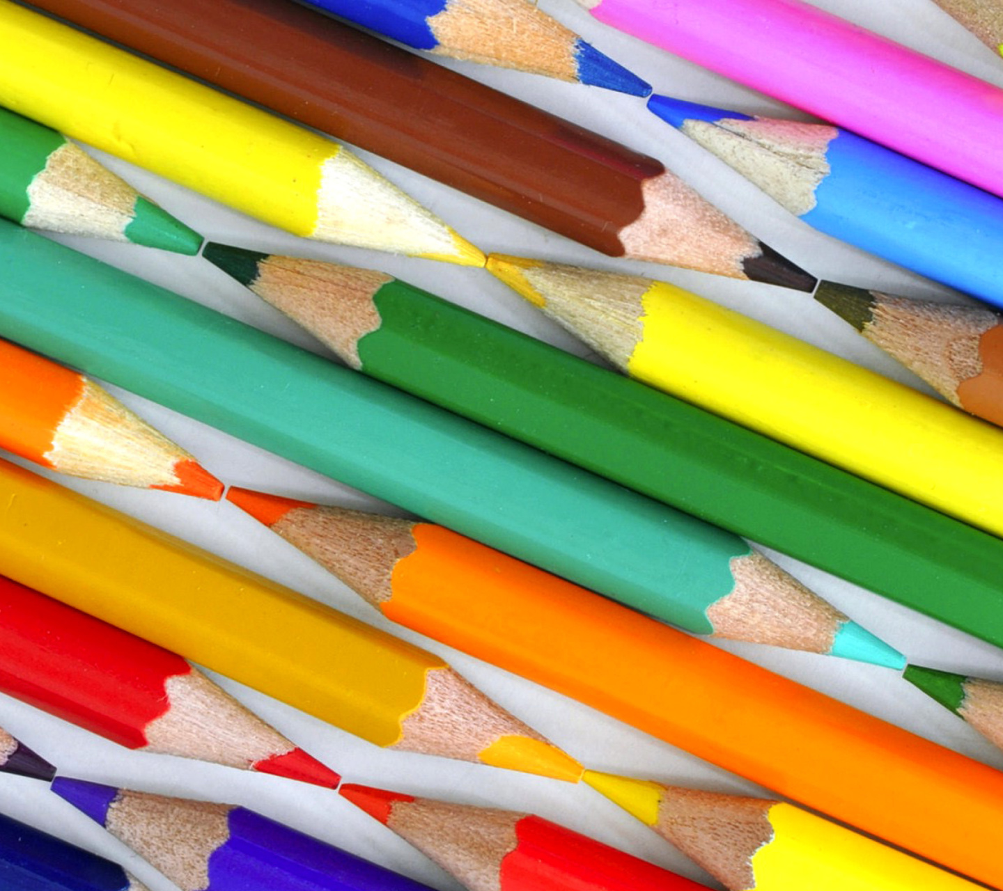 Fondo de pantalla Colored Pencils 1440x1280