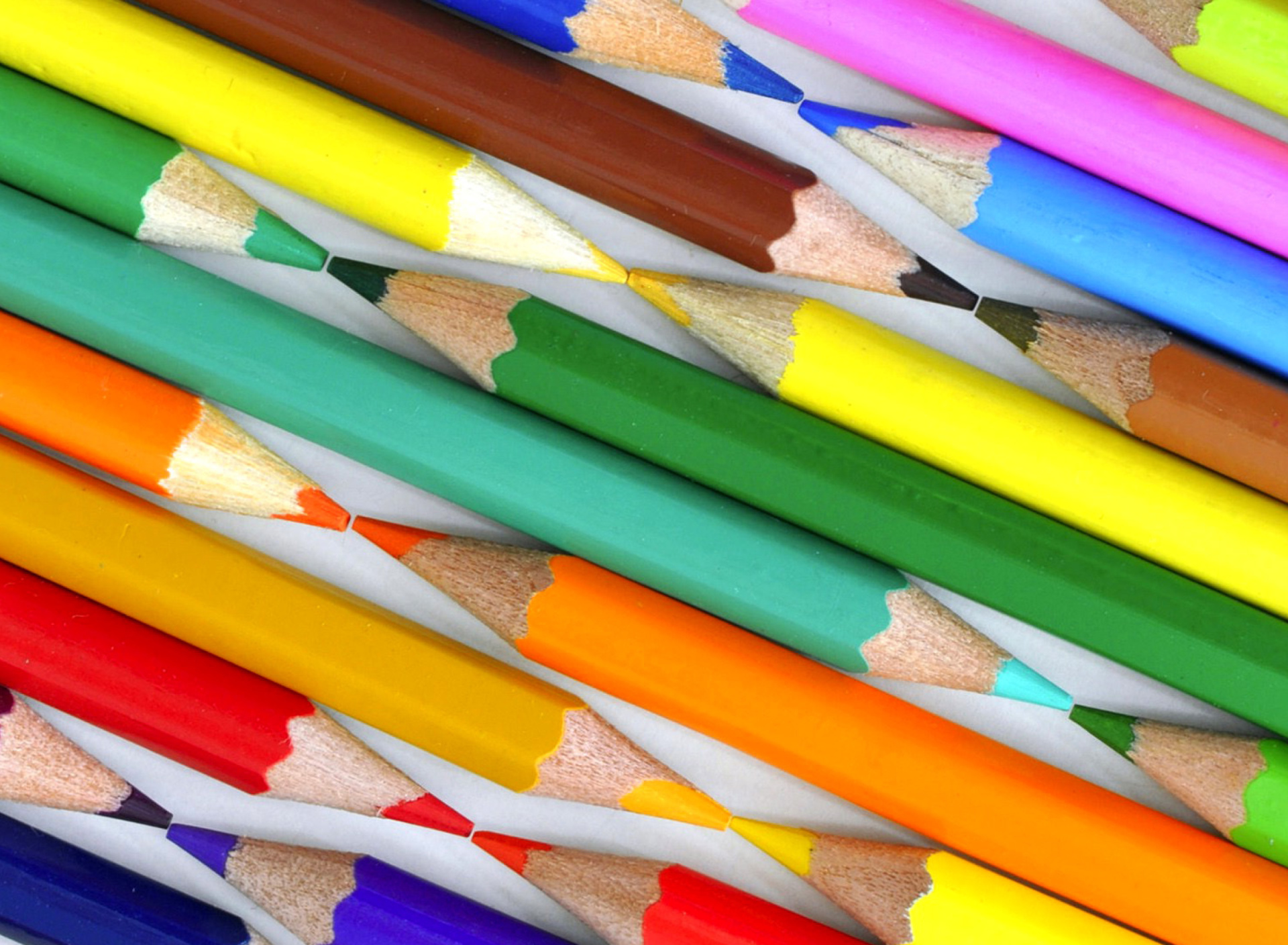 Fondo de pantalla Colored Pencils 1920x1408