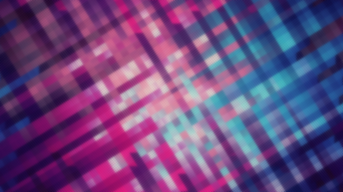 Pink And Blue Abstraction screenshot #1 1366x768