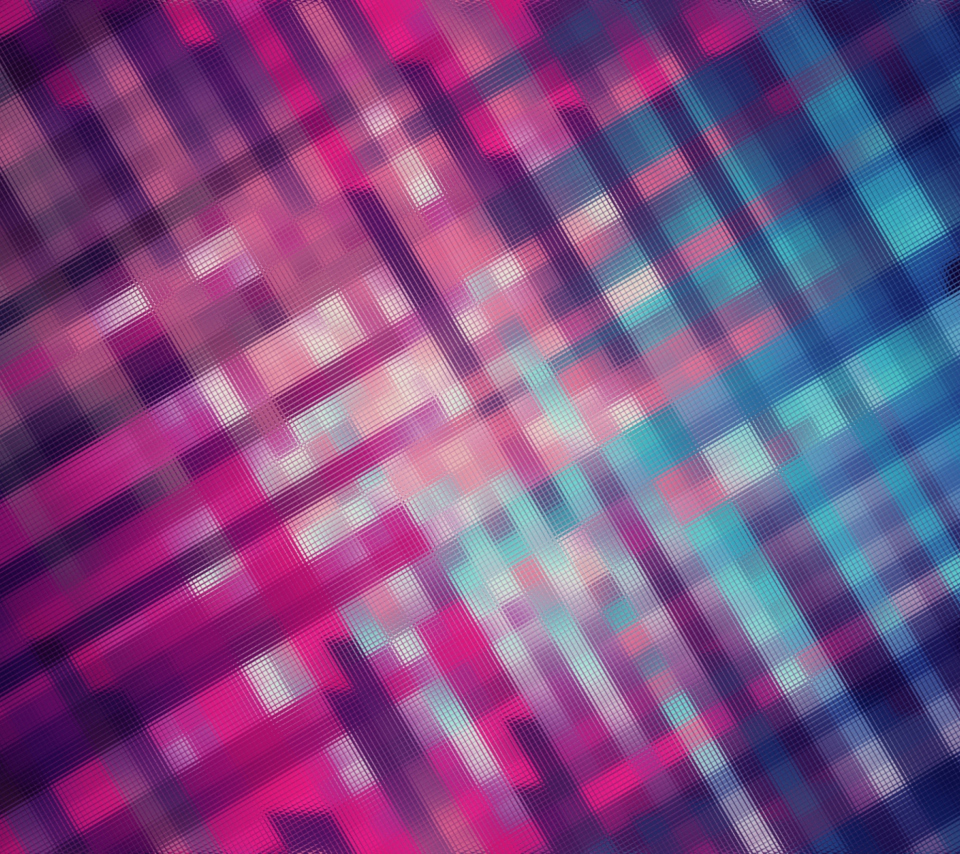 Pink And Blue Abstraction screenshot #1 960x854