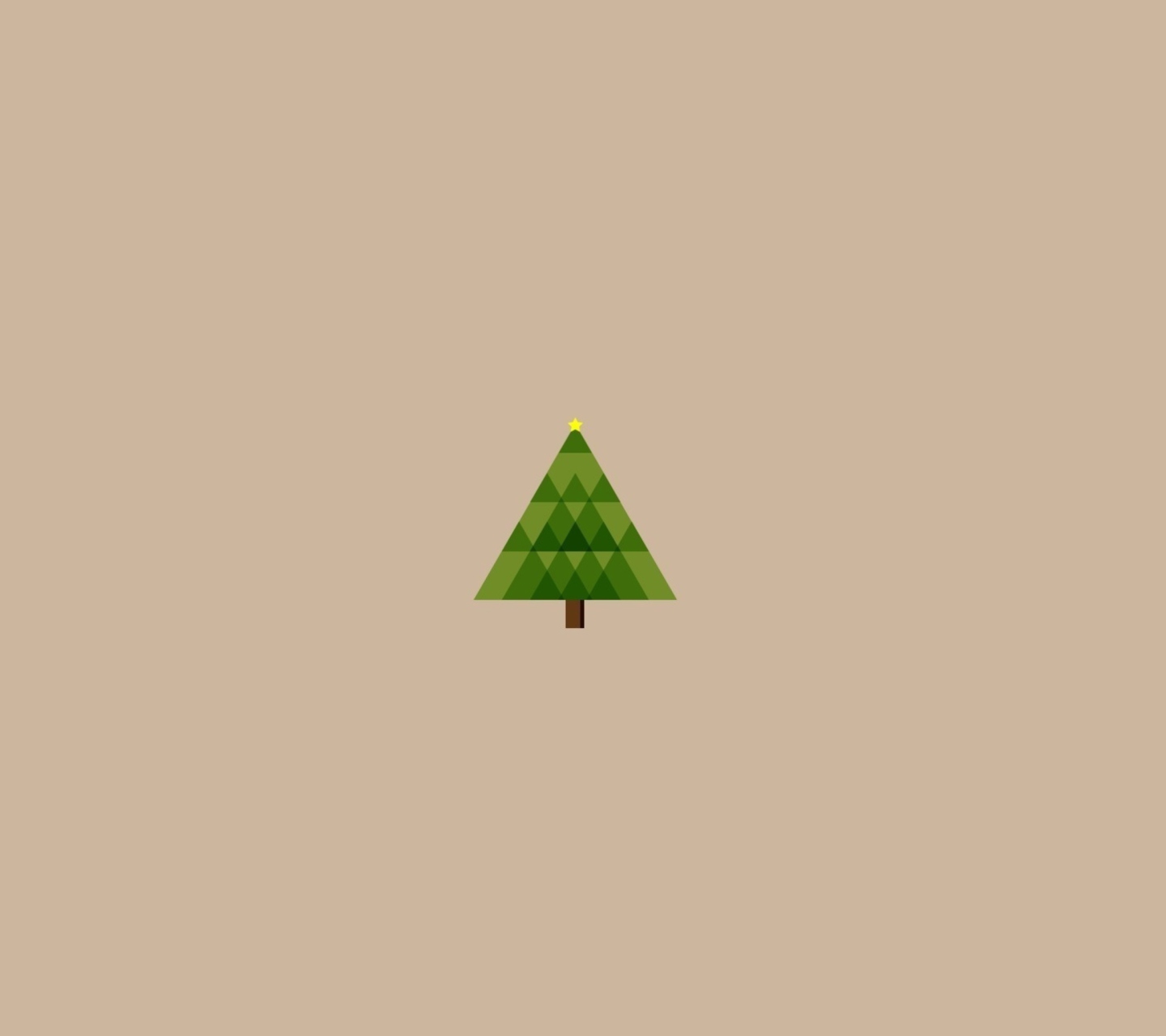 Das Christmas Tree Wallpaper 1440x1280