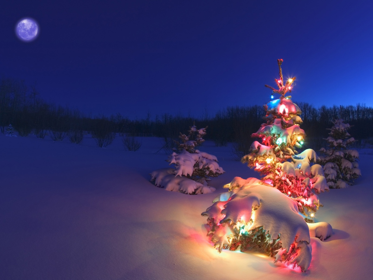 Das Christmas Tree Wallpaper 1280x960