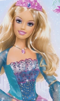 Обои Barbie Best 240x400