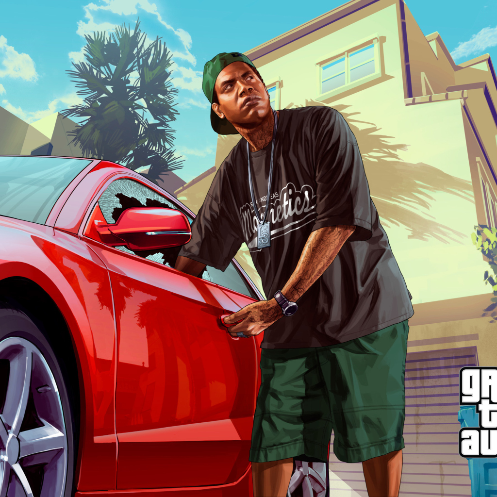 Sfondi Grand Theft Auto V, Rockstar Games 1024x1024