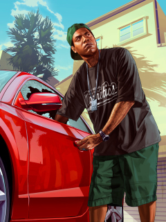 Fondo de pantalla Grand Theft Auto V, Rockstar Games 240x320