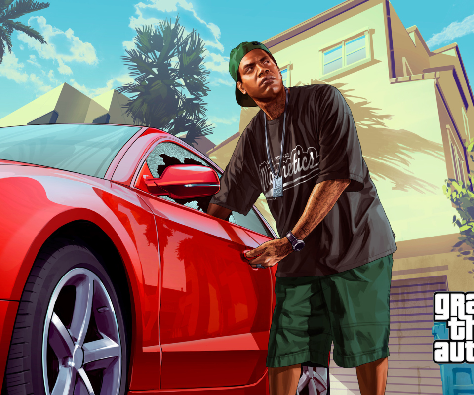 Grand Theft Auto V, Rockstar Games wallpaper 960x800