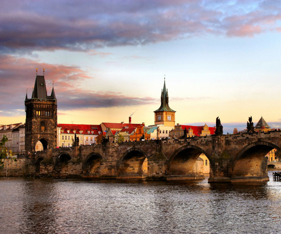 Обои Charles Bridge In Prague 960x800