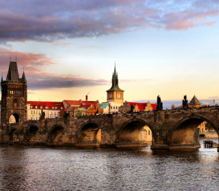 Kostenloses Charles Bridge In Prague Wallpaper für iPad
