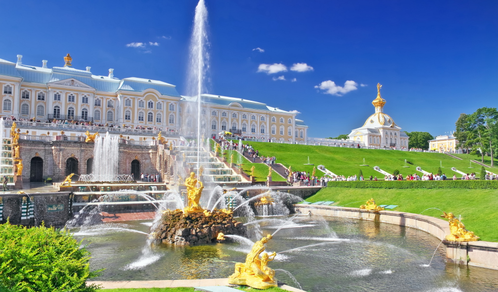 Sfondi Peterhof In Saint-Petersburg 1024x600