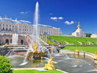 Sfondi Peterhof In Saint-Petersburg 320x240