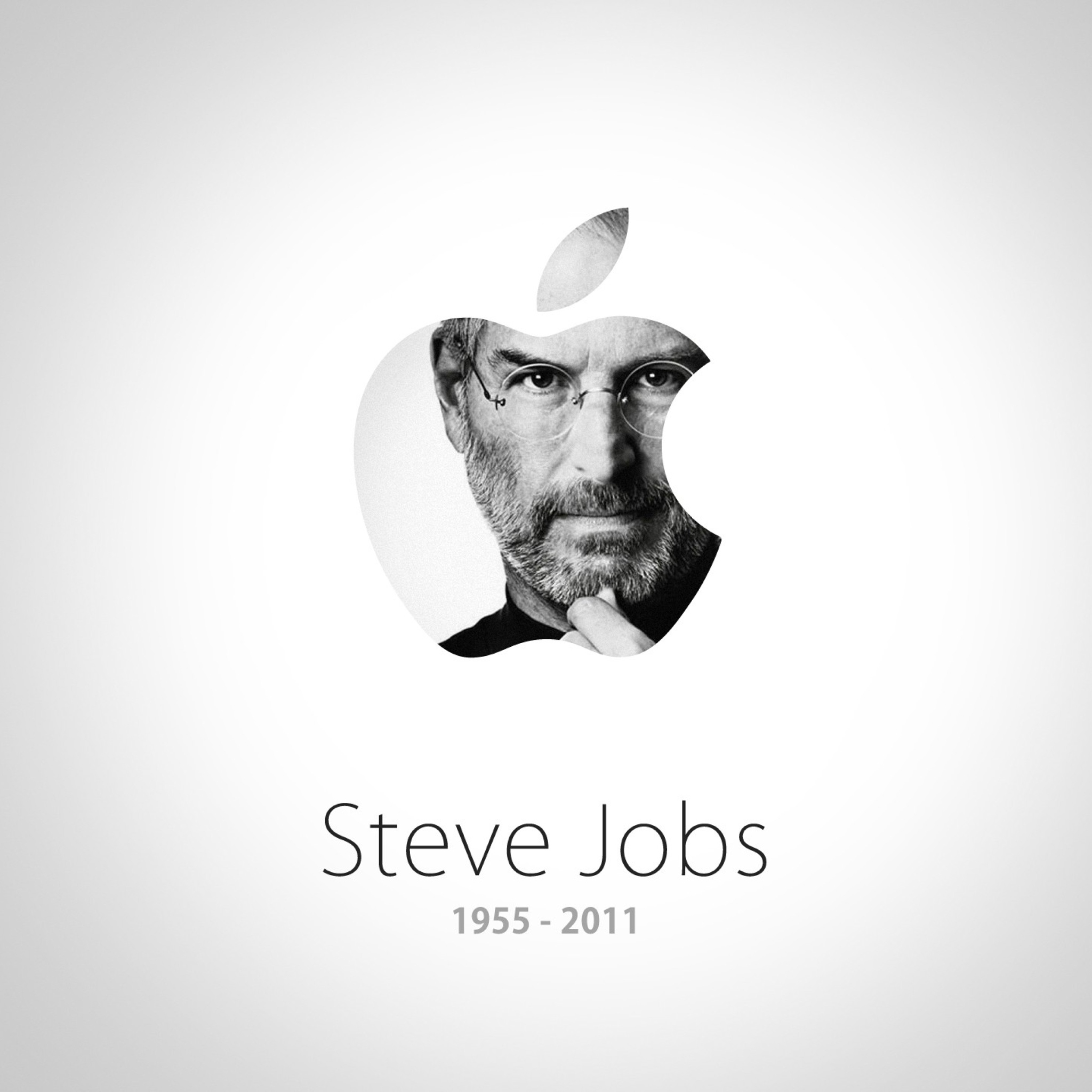 Steve Jobs Apple wallpaper 2048x2048