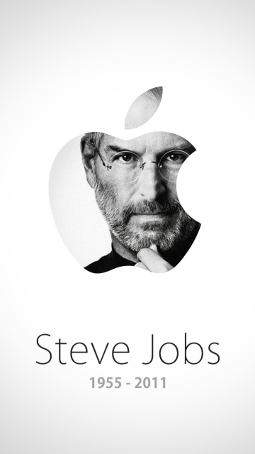 Steve Jobs Apple wallpaper 360x640