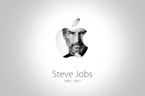 Steve Jobs Apple wallpaper 480x320