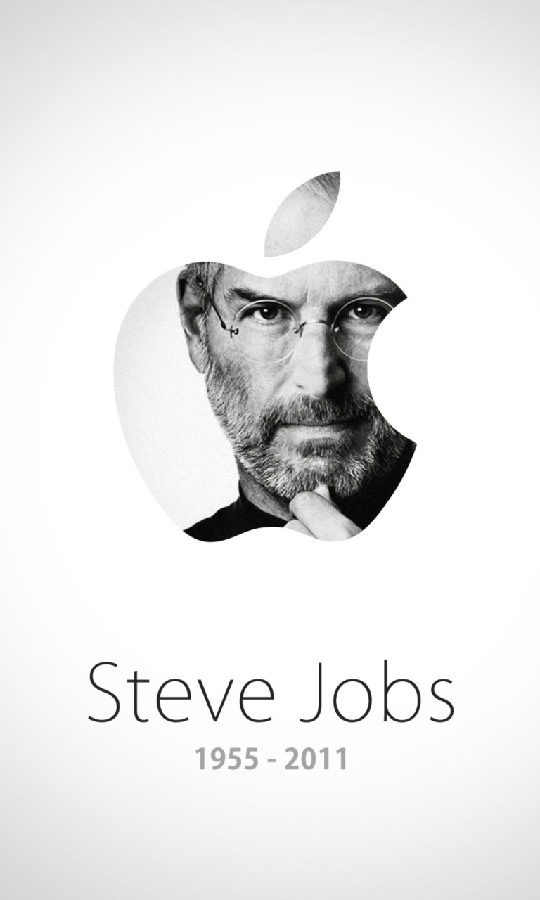 Обои Steve Jobs Apple 768x1280