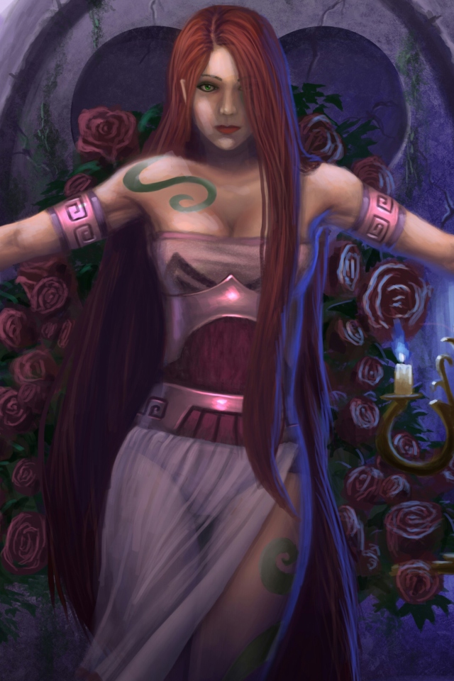 Das Fantasy Girl Wallpaper 640x960