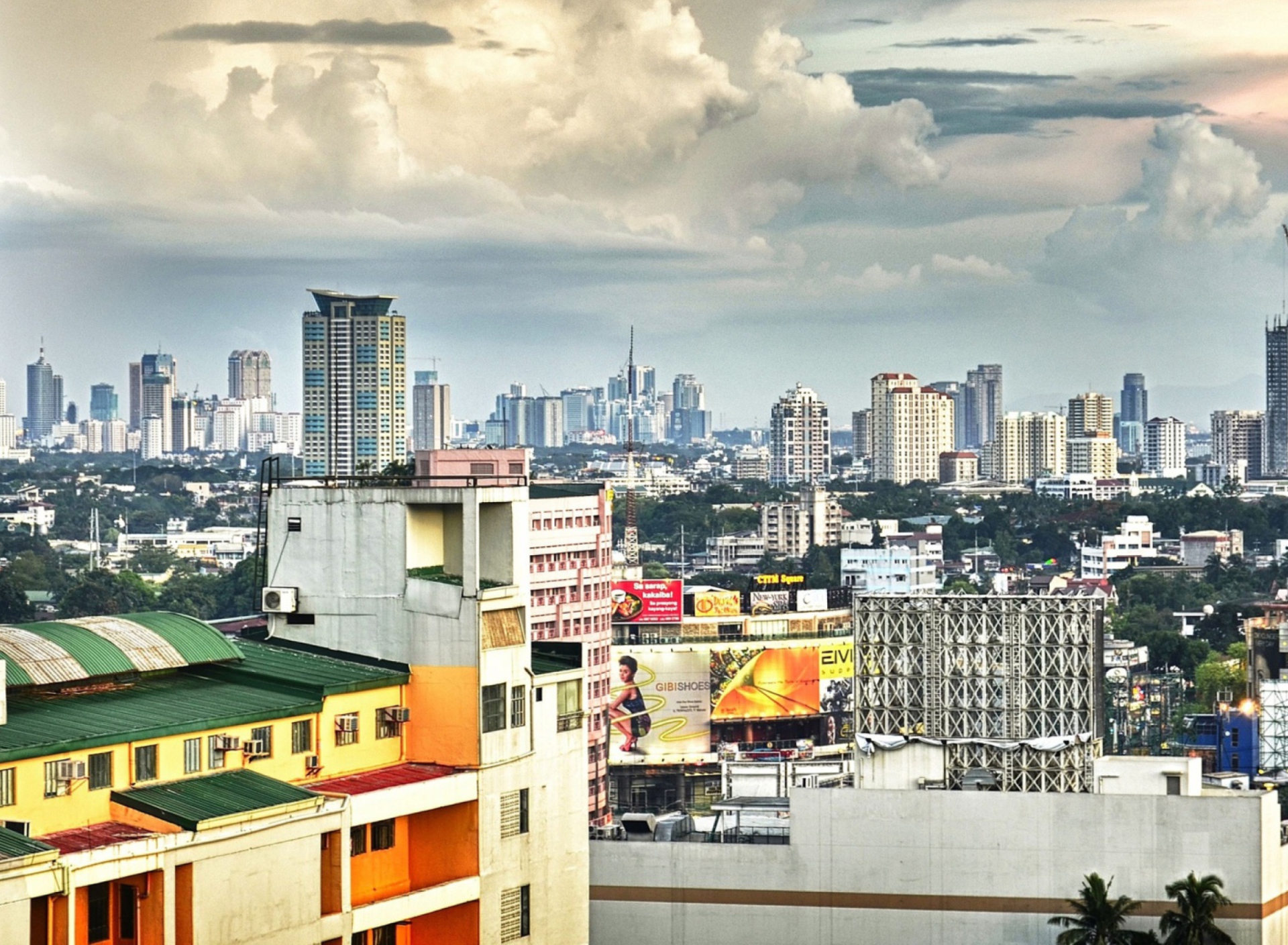 Fondo de pantalla Rooftops 1920x1408