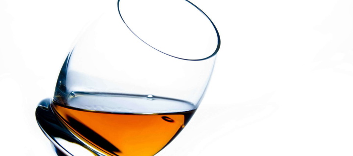 Fondo de pantalla Cognac Glass Snifter 720x320