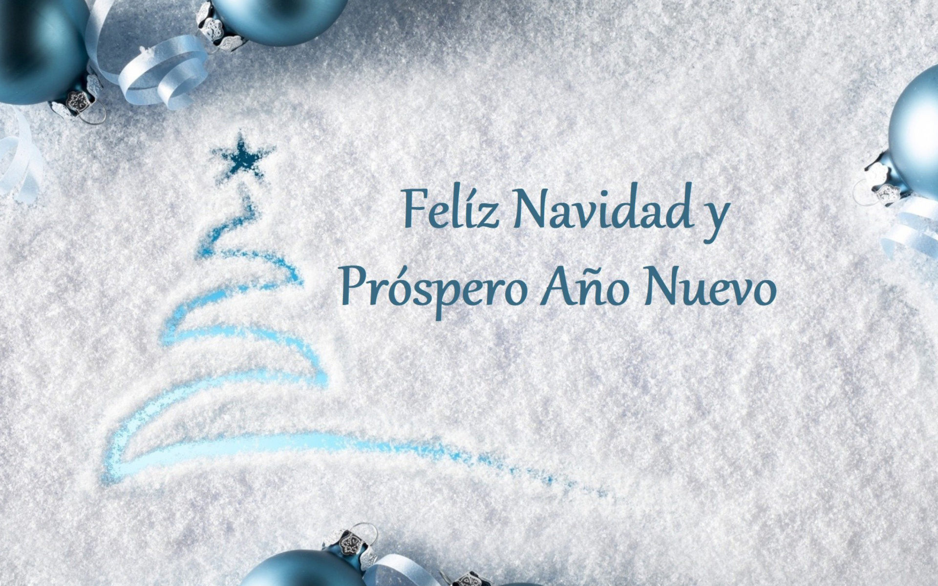 Feliz Navidad y Prospero Ano Nuevo wallpaper 1920x1200