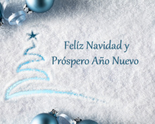 Feliz Navidad y Prospero Ano Nuevo wallpaper 220x176