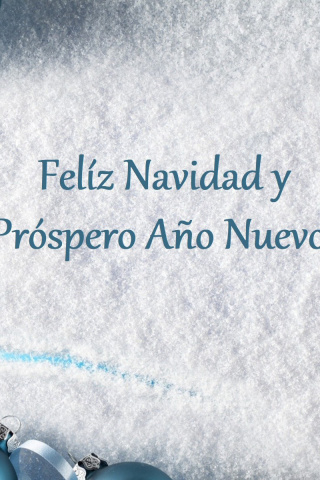 Fondo de pantalla Feliz Navidad y Prospero Ano Nuevo 320x480