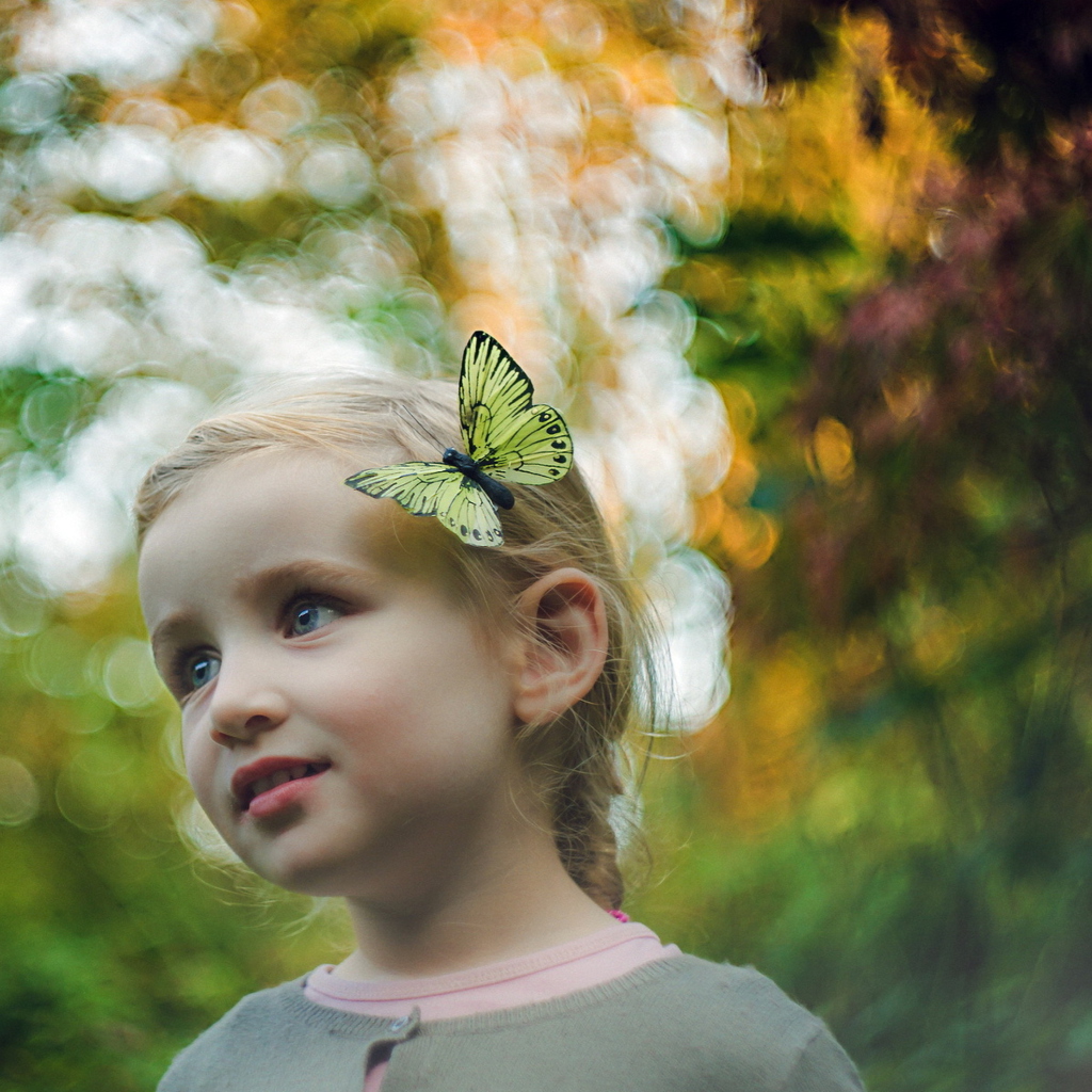 Sfondi Little Butterfly Princess 1024x1024
