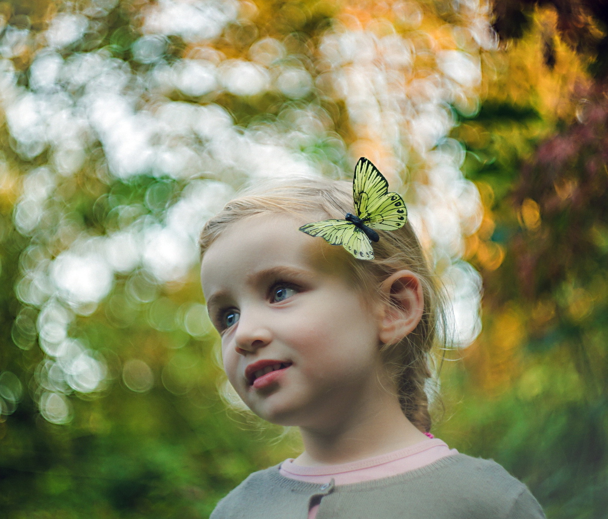 Das Little Butterfly Princess Wallpaper 1200x1024