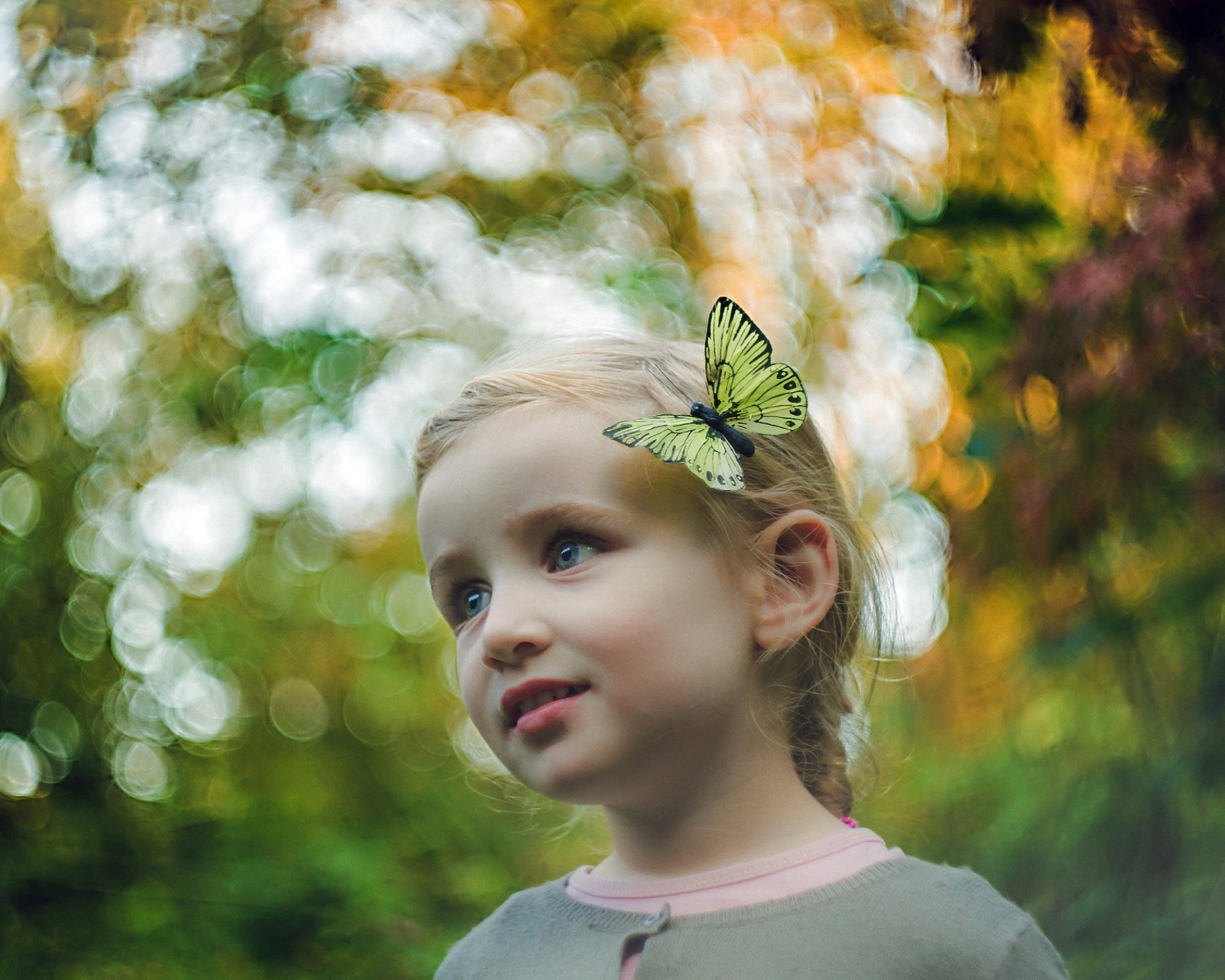 Fondo de pantalla Little Butterfly Princess 1600x1280