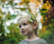 Little Butterfly Princess wallpaper 176x144