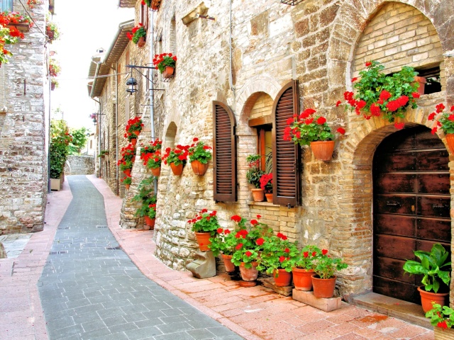 Sfondi Italian Streets on Garda 640x480