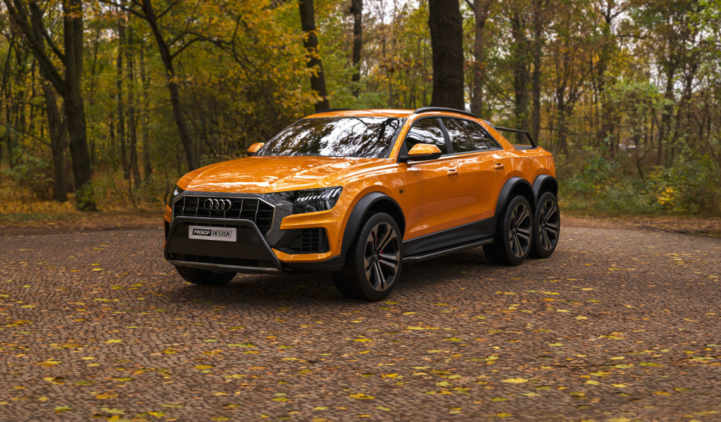 Audi Q8 6X6 Off Road wallpaper 1024x600