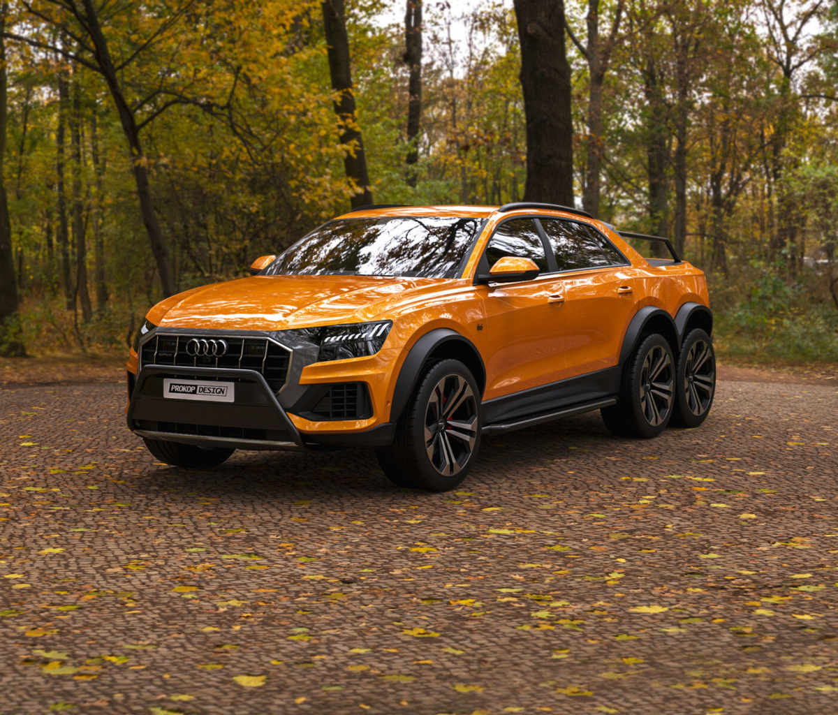 Обои Audi Q8 6X6 Off Road 1200x1024