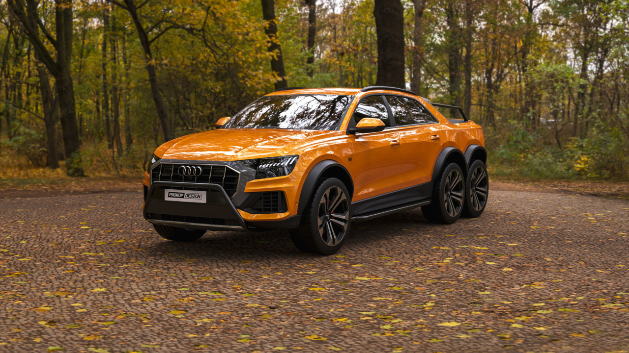 Sfondi Audi Q8 6X6 Off Road 1280x720