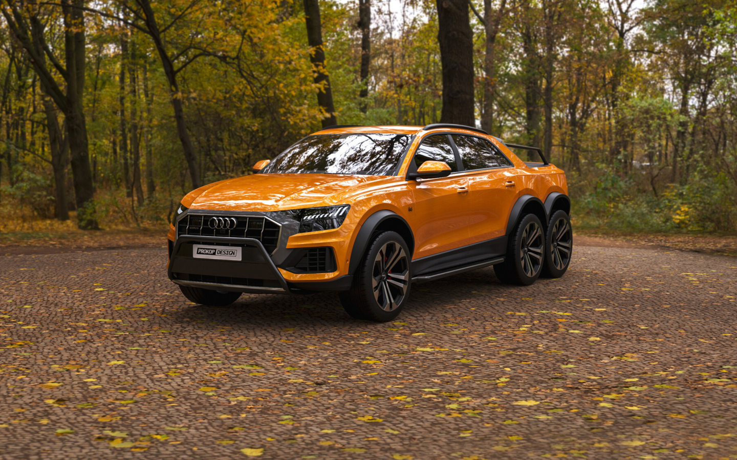 Fondo de pantalla Audi Q8 6X6 Off Road 1440x900