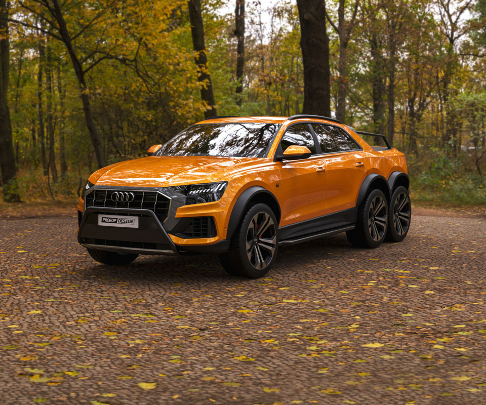 Screenshot №1 pro téma Audi Q8 6X6 Off Road 960x800