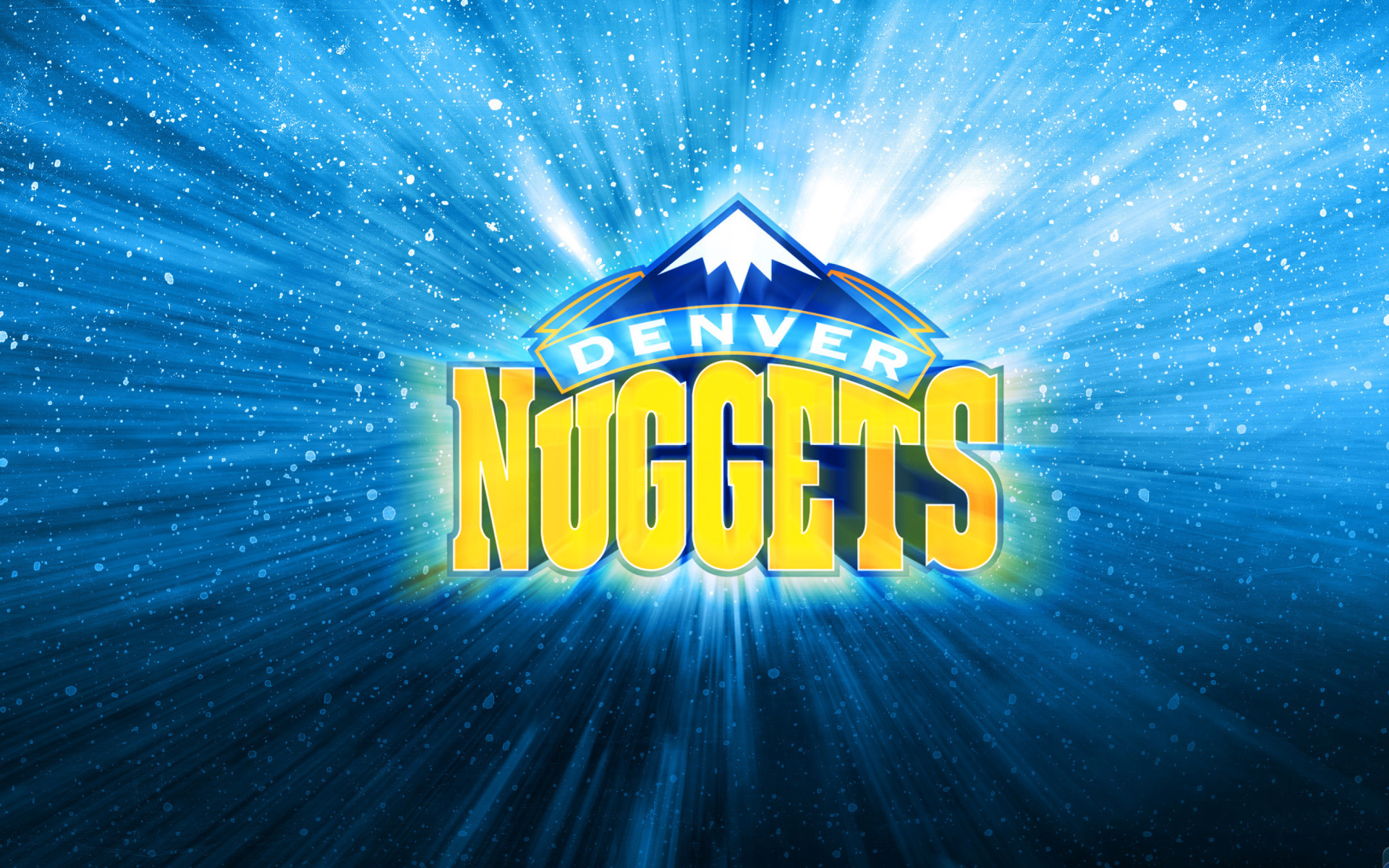 Das Denver Nuggets Logo Wallpaper 1920x1200