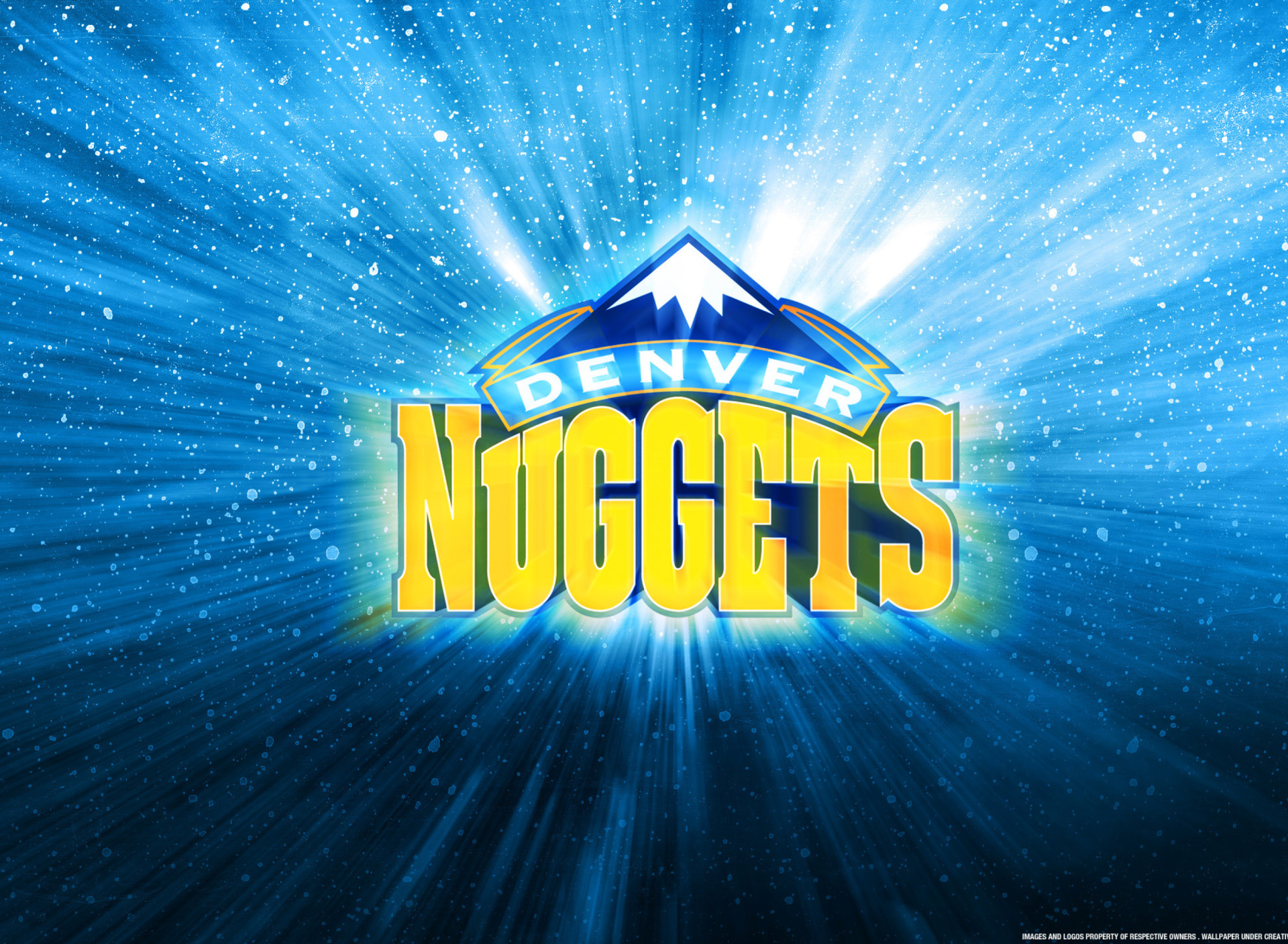 Обои Denver Nuggets Logo 1920x1408