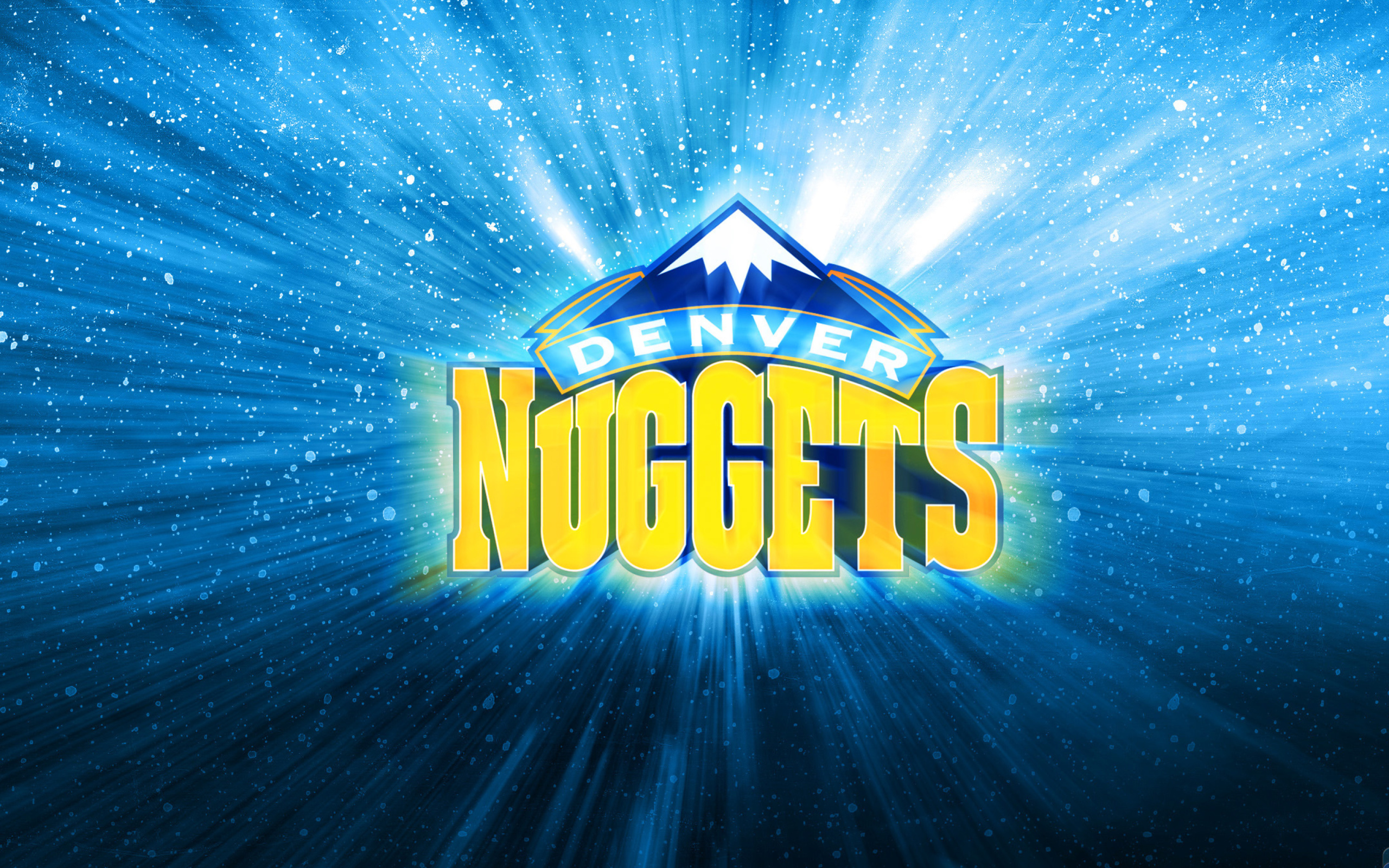Das Denver Nuggets Logo Wallpaper 2560x1600