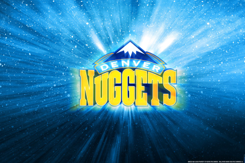 Das Denver Nuggets Logo Wallpaper 480x320