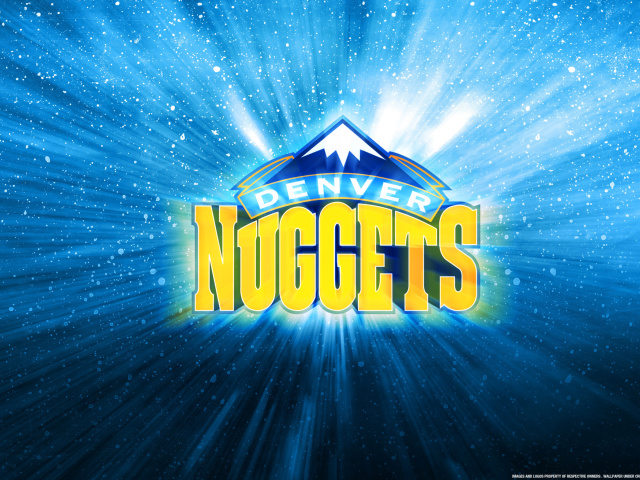 Das Denver Nuggets Logo Wallpaper 640x480