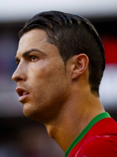 Das Cristiano Ronaldo Portugal Wallpaper 240x320