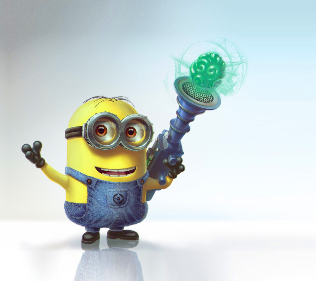 Minion with Laser wallpaper 1080x960