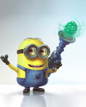 Minion with Laser wallpaper 176x220