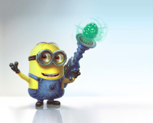Minion with Laser wallpaper 220x176