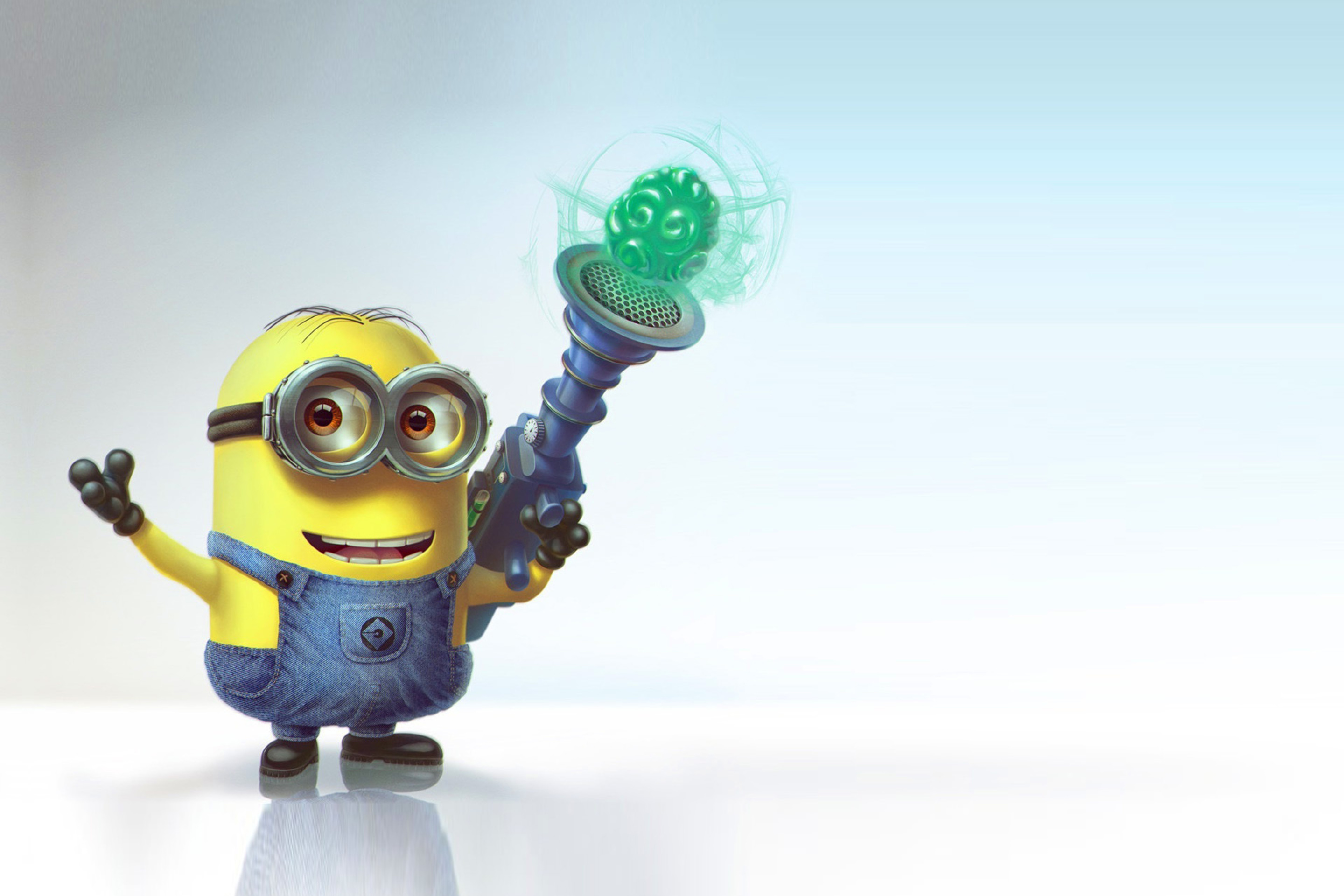Minion with Laser wallpaper 2880x1920