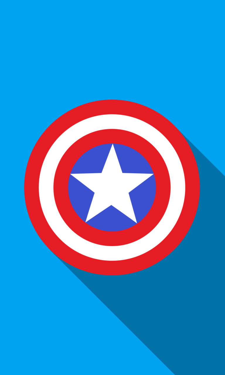 Das Captain America Wallpaper 768x1280