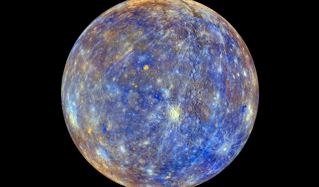 Das Mercury Planet Wallpaper 1024x600