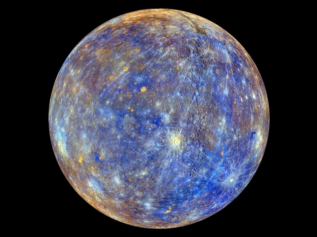 Mercury Planet wallpaper 1024x768
