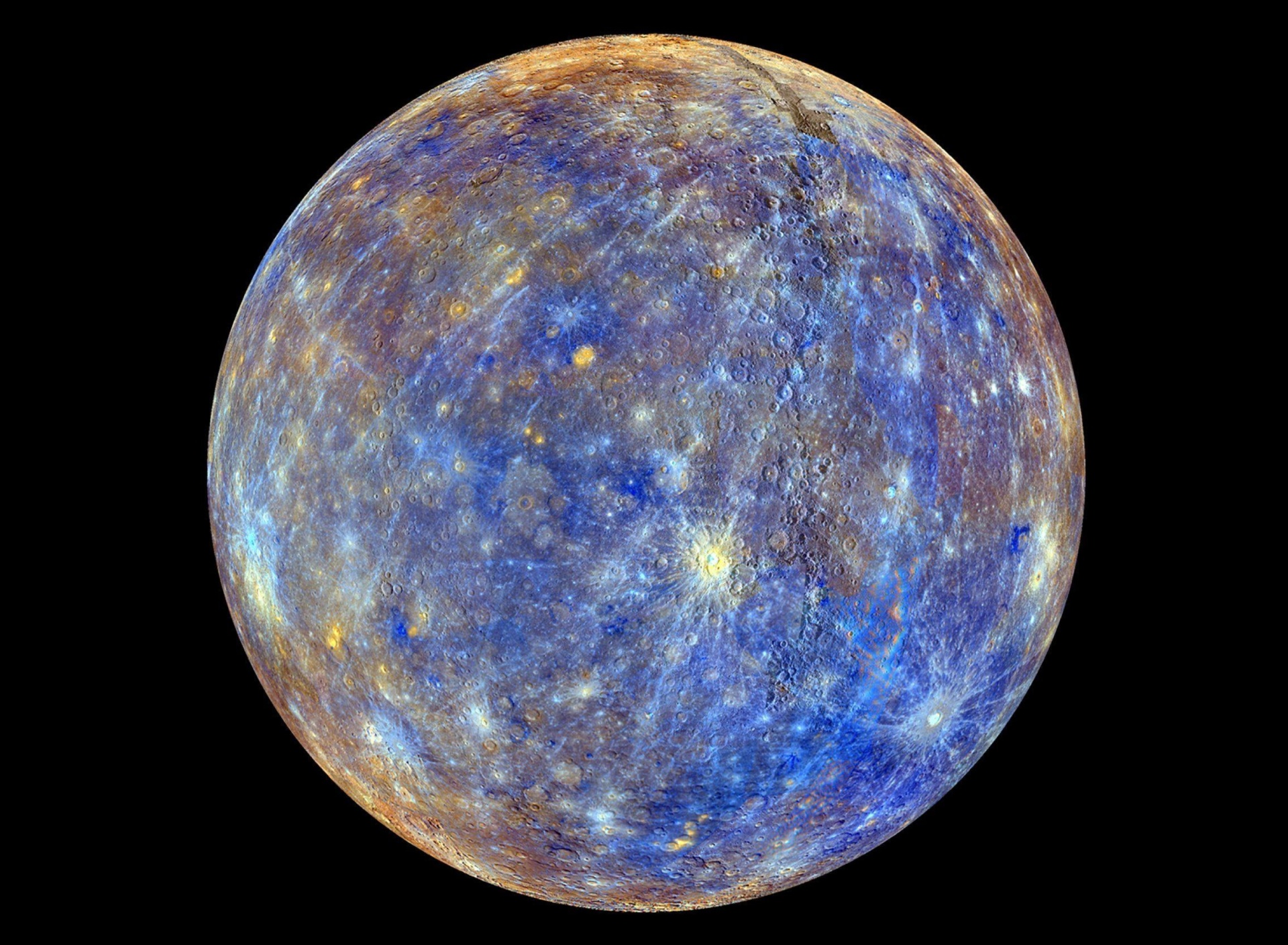 Обои Mercury Planet 1920x1408
