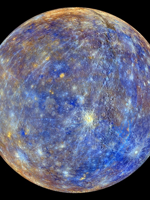 Обои Mercury Planet 480x640